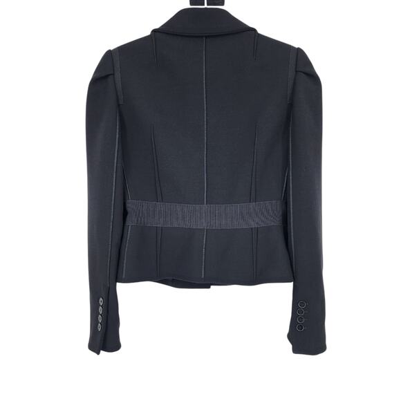 Vintage Dolce & Gabbana Black Wool Blend Blazer & Skirt Suit Set Womens Size 42 - Picture 11 of 11